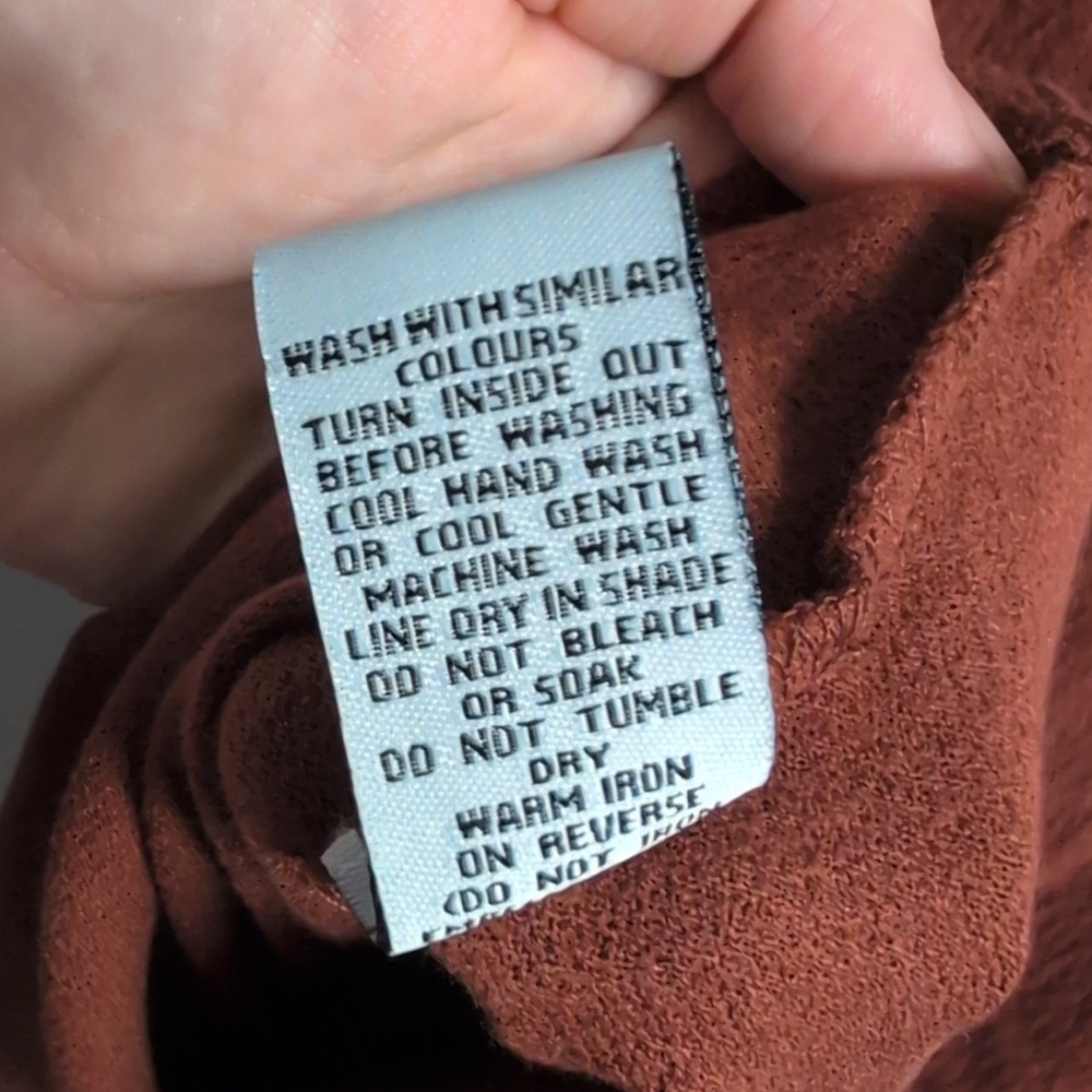 ❤️NWT❤️ Rockmans Woven Layer Top, XL, Rust Pal Colour - Picture 8 of 8